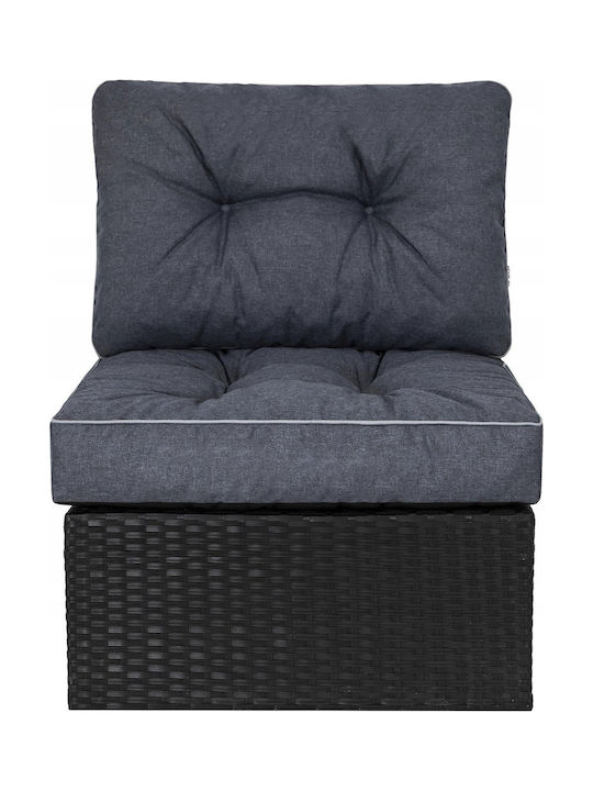 Garden Chair Cushion with Backrest Blue