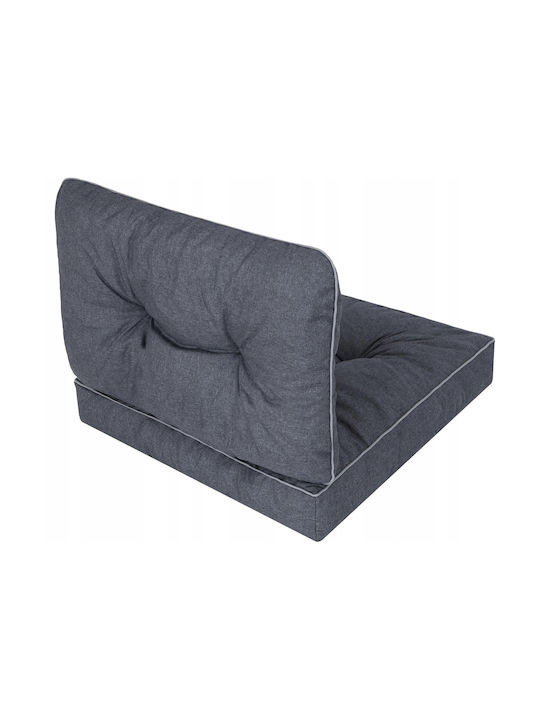 Garden Chair Cushion with Backrest Blue