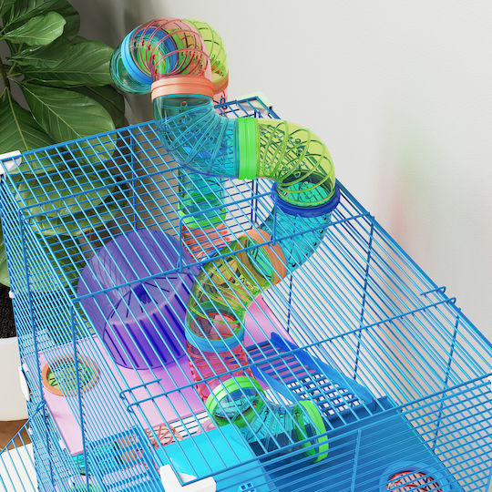 Pawhut Rodent Cage 46x30x58cm
