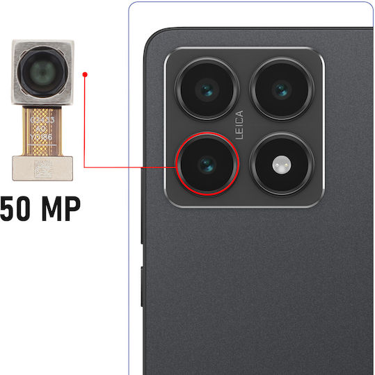 Relife Rückfahrkamera Xiaomi 14t Schwarze