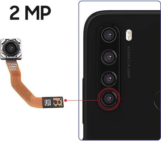 Clappio Rear Macro Camera Xiaomi Redmi Note 8 Redmi Note 8t Black