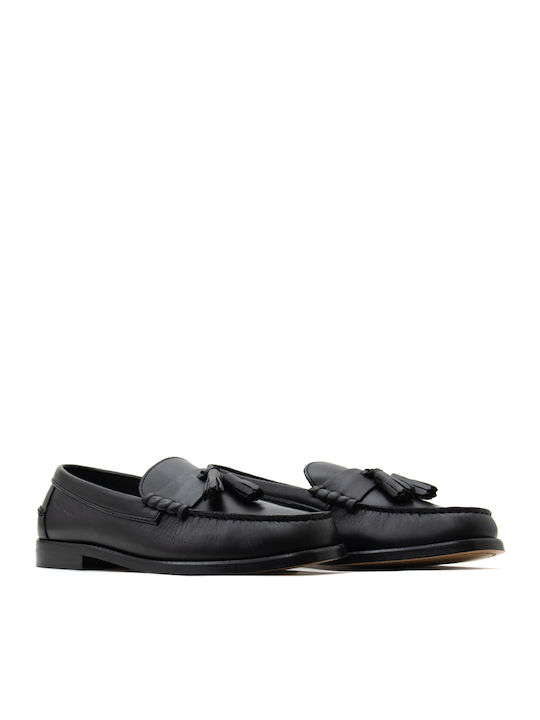 Men's Leather Loafers Black