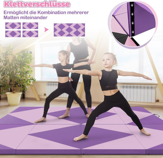 Costway Exercise Mat Purple (240x117x5cm)