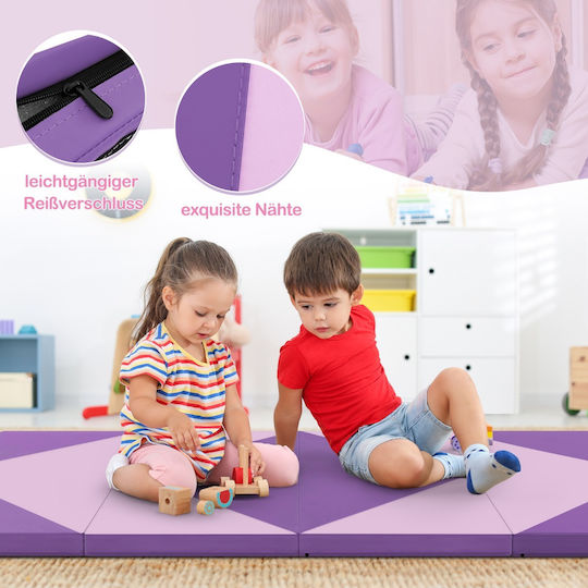 Costway Exercise Mat Purple (240x117x5cm)