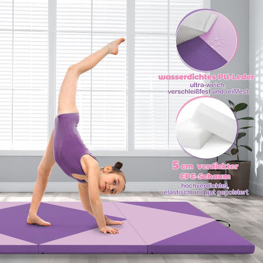 Costway Exercise Mat Purple (240x117x5cm)