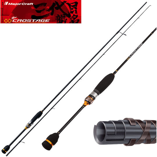 MajorCraft Crostage New Mebaru Lanseta de pescuit pentru Light Rockfishing 2.23m 0.4-5gr