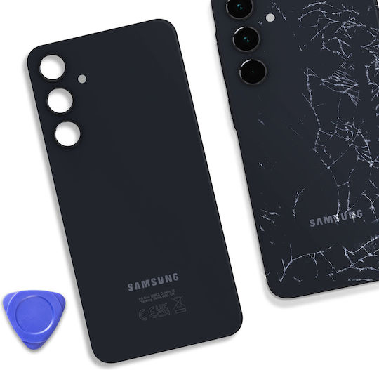 Clappio Replacement Rear Cover Samsung Galaxy A35 Black