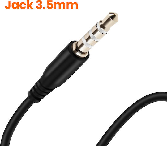 Linq Intra 3.5mm Jack Earphones 1.2m Music Hands-free Calling Black