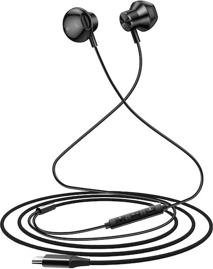 Linq Intra USB-C Earphones Magnet Music Hands-Free Calling Black