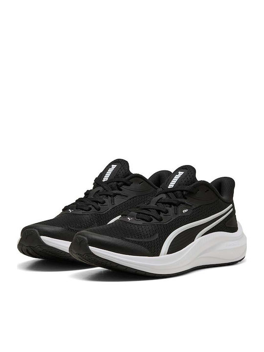 SKYROCKET LITE 2 JR Kinder Sportschuhe Laufen mit Schnürsenkeln Schwarz