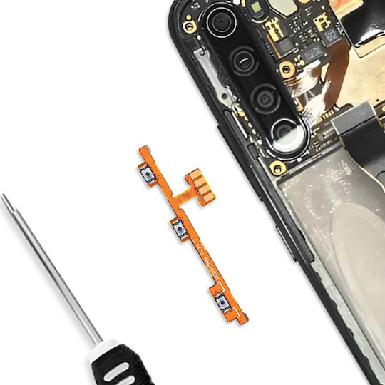 Clappio Power Volume Button Cover Xiaomi Redmi Note 8 Pro Black