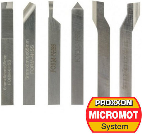 Proxxon Σετ Κοπής Ακριβείας για τον Τόρνο FD 150/E Εξάρτημα Τόρνου Σετ 6τμχ