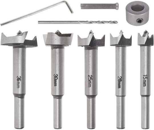 Geko G64981 Scharnierfräser-Set 5 Stück 15-35 Mm Werkzeugzubehör