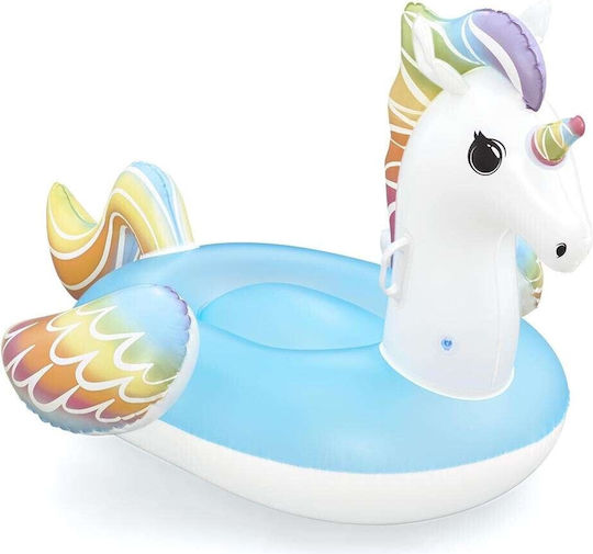 Bestway Kids' Inflatable Pool Mattress Unicorn Light Blue 163x110cm