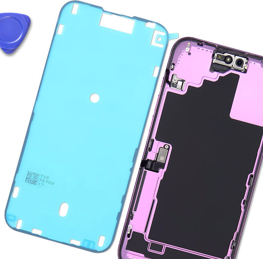 Clappio Adhésif Écran De Remplacement Pour Iphone 16 Plus Fixation Solide Transparent