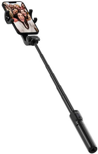 Cygnett Go-create Selfie Pole Integrated Tripod Extendable Arm Black