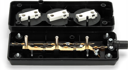 Montis Steckdosenleiste 4 Positionen ohne Kabel