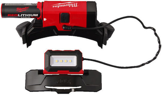 Milwaukee Rechargeable Headlamp IP54 with Maximum Brightness 600lm L4bolthl301