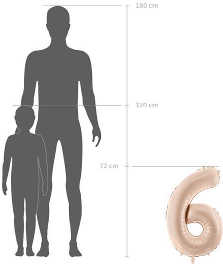 Μπαλόνια Αριθμοί Λιλά 86 Cm 34" 5