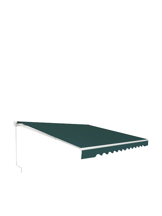 Costway Τέντα Βεράντας Πράσινη 3x2.5m