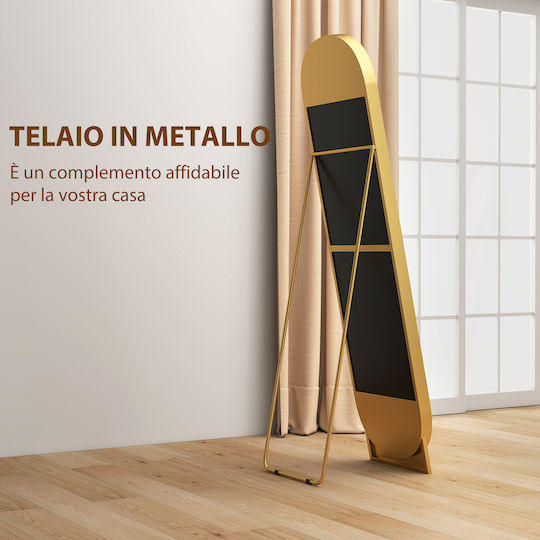 HomCom Οβάλ Χρυσός 150x40cm HomCom Οβάλ Χρυσός 150x40cm