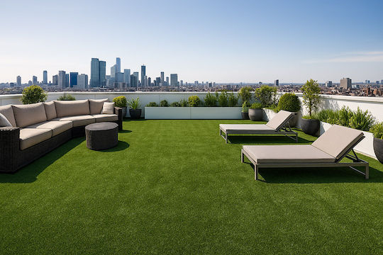 Synthetic Turf in Roll with 14mm Height (price per sq.m)