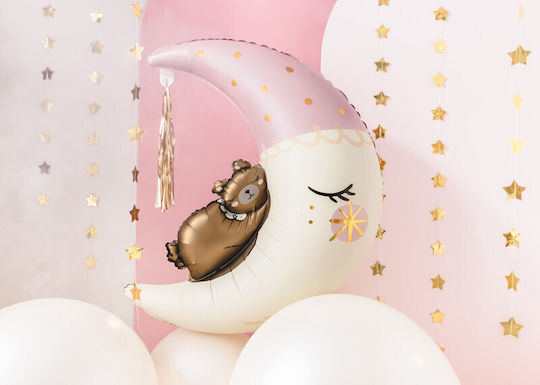 Balloon Foil Jumbo Moon Pink 98cm