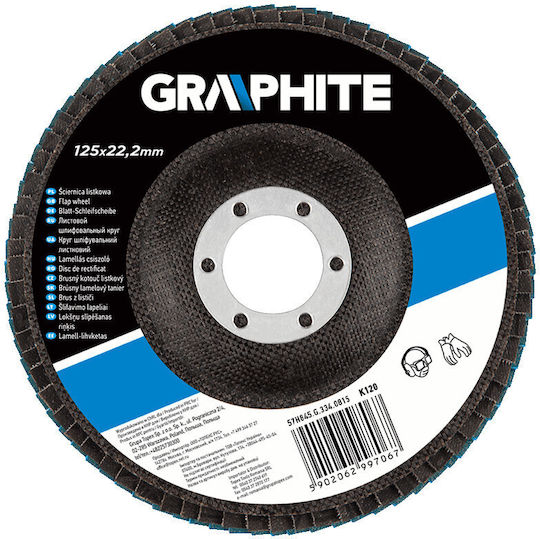 Graphite Δίσκος Λείανσης K120 Ξύλου 125mm