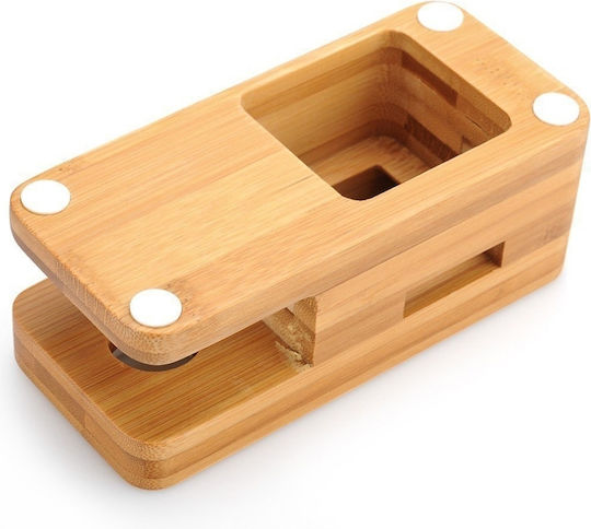Eko Charging Stand Apple Watch Iphone 2 In 1 In Bamboo Yellow