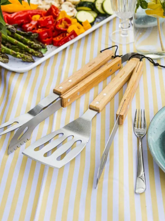 KING Hoff Set de 3 unelte BBQ cu Spatula și Furculiță KH-1918