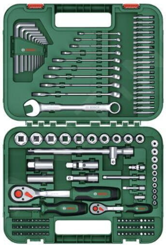Bosch Werkzeugkoffer mit 132 Werkzeugen