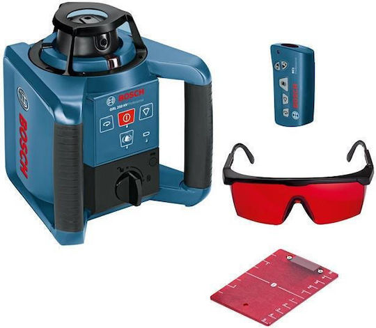 Bosch Grl 250 Hv Rotierend Laser-Wasserwaage Roter Strahl mit Arbeitsbereich 120m