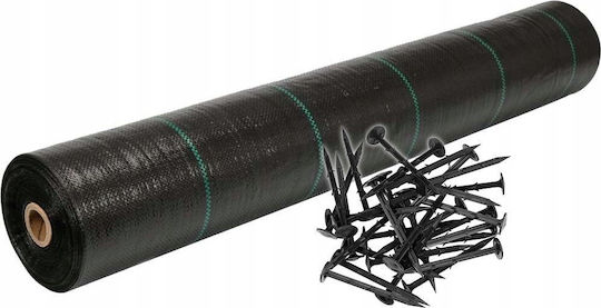 Toya Ύφασμα Εδαφοκάλυψης 70gr/m² 1.6x50m Μαύρο