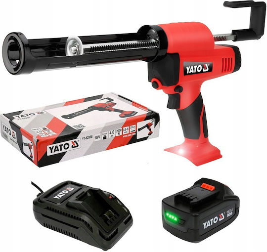 Yato Πιστόλι Σιλικόνης Μπαταρίας 18V 1x4Ah