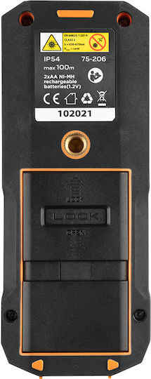 Neo Tools Laser Entfernungsmesser 75-206 mit einer Messreichweite von bis zu 100m