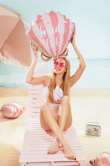Foil Balloon Shell Bride To Be 52x50 Cm Mix 1 Carton 50 Pcs