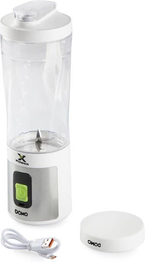 Domo Xpower Μπλέντερ με Κανάτα Tritan 600 ml Λευκό