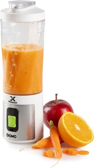 Domo Xpower Μπλέντερ με Κανάτα Tritan 600 ml Λευκό