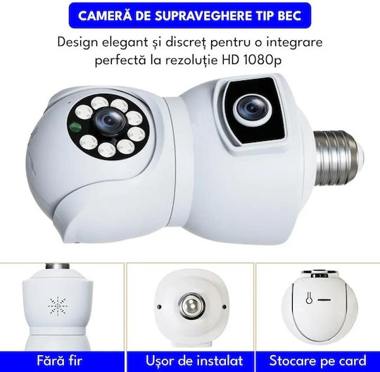 DLJP0CYBM IP Dual Surveillance Camera Wi-Fi with Microphone
