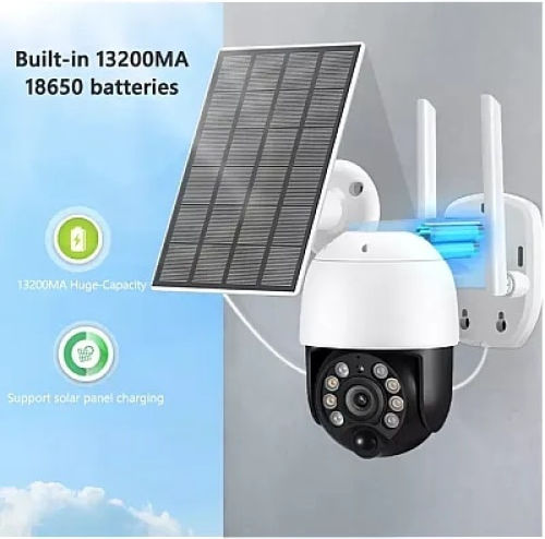 IP Surveillance Camera Wi-Fi Full HD 1080p Waterproof Battery Powered