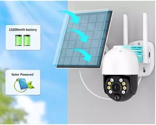 IP Surveillance Camera Wi-Fi Full HD 1080p Waterproof Battery Powered