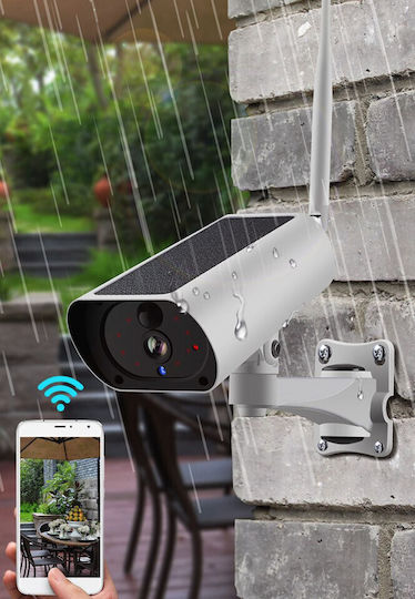 FOXMAG24.SOLARCAM Cameră de Supraveghere IP Wi-Fi Full HD 1080p Rezistentă la Apă cu Baterie