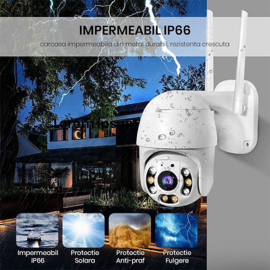 DCB2HDMBM Cameră de Supraveghere IP Wi-Fi Full HD 1080p cu Comunicare Bidirecțională și Obiectiv 4mm