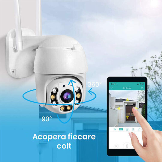 FOXMAG24.CAM66 Cameră de Supraveghere IP Wi-Fi Full HD 1080p cu Comunicare Bidirecțională și Obiectiv 4mm