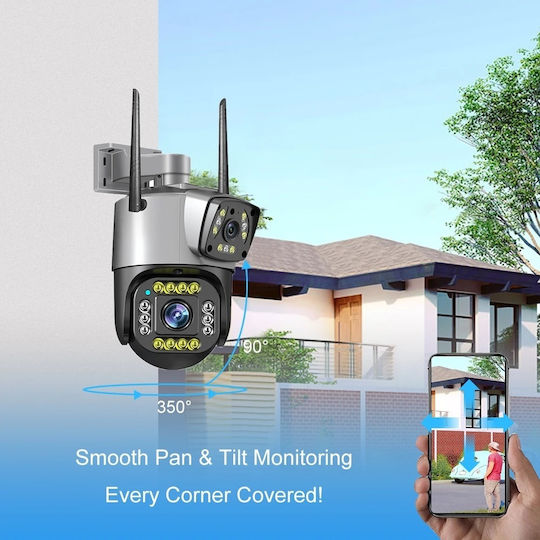 DXL3BXYBM IP Cameră de Supraveghere Wi-Fi Full HD+ 4MP cu Difuzor Gri