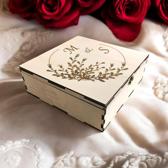 Strawberry 3D Wooden Gift Box 30x10x30cm with Personalization