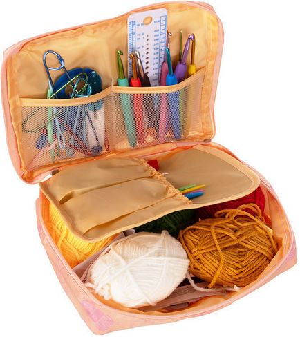 Set of Crochet Hooks Knitting Tools 58 Pieces Storage Case XXL Aria Trade