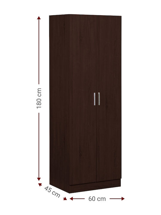 Двойна врата Гардероб Wilson 2d Венге 60x45x180см