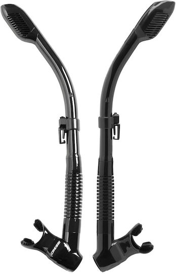 Cressi Dry Snorkel Black Red Αναπνευστήρας
