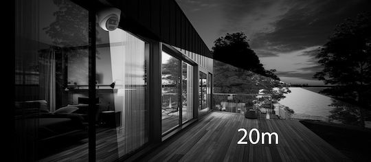 Hikvision IP Überwachungskamera Full HD+ 4MP Wasserdicht mit Objektiv 2.8mm